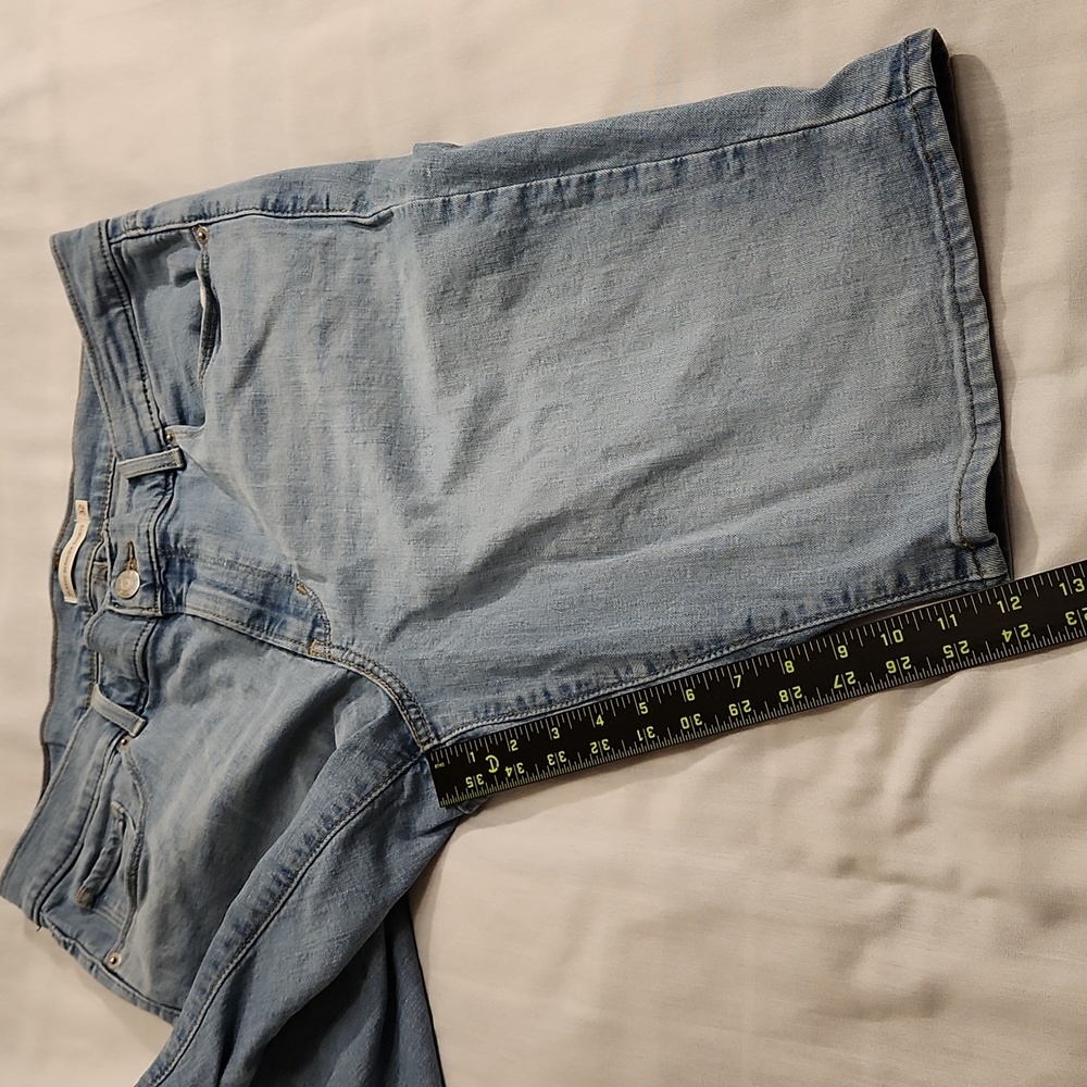 Levi's Classic Bermuda Shorts women's 32 blue denim red tab - Picture 11 of 15
